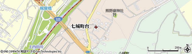 熊本県菊池市七城町台552周辺の地図