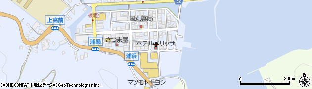 長崎県南松浦郡新上五島町浦桑郷1298周辺の地図