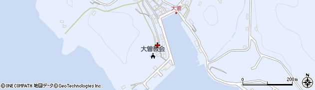 長崎県南松浦郡新上五島町青方郷2153周辺の地図