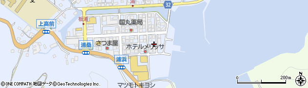 長崎県南松浦郡新上五島町浦桑郷1286周辺の地図