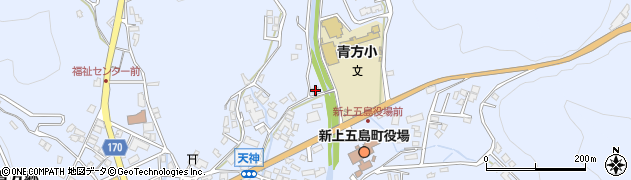 長崎県南松浦郡新上五島町青方郷1498周辺の地図