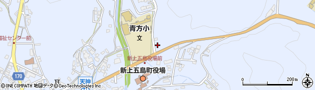 長崎県南松浦郡新上五島町青方郷1604周辺の地図