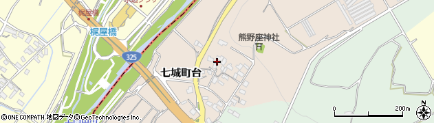 熊本県菊池市七城町台561周辺の地図