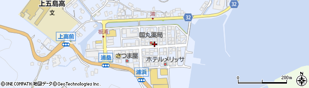 長崎県南松浦郡新上五島町浦桑郷1359周辺の地図