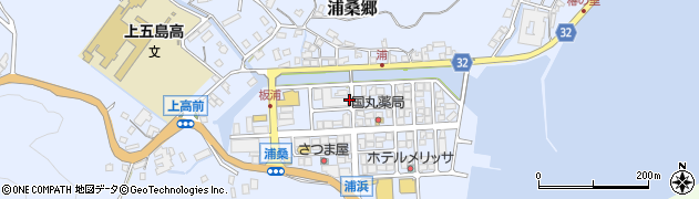 長崎県南松浦郡新上五島町浦桑郷1364周辺の地図