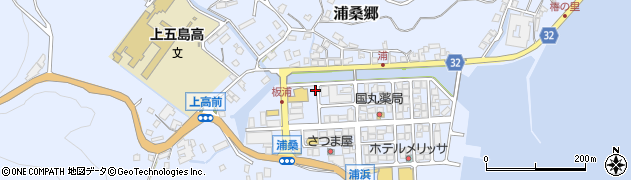 長崎県南松浦郡新上五島町浦桑郷周辺の地図