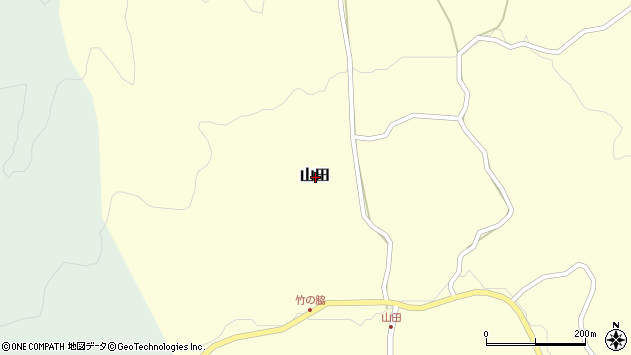 〒869-2313 熊本県阿蘇市山田（その他）の地図