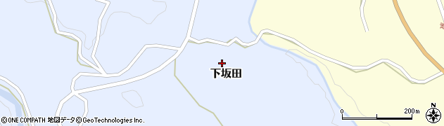 大分県竹田市下坂田696周辺の地図