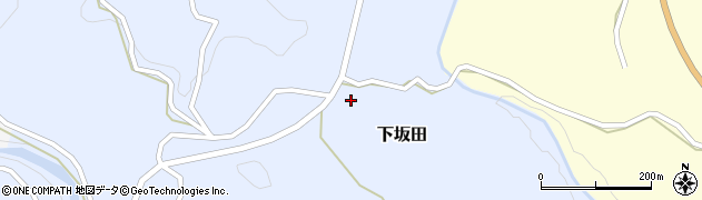 大分県竹田市下坂田691周辺の地図