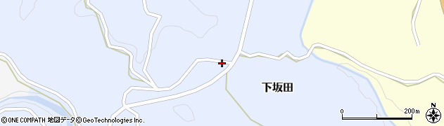 大分県竹田市下坂田714周辺の地図
