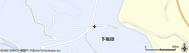 大分県竹田市下坂田692周辺の地図