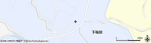 大分県竹田市下坂田681周辺の地図