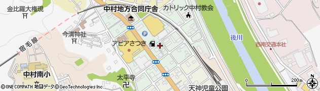 高知県四万十市右山五月町周辺の地図