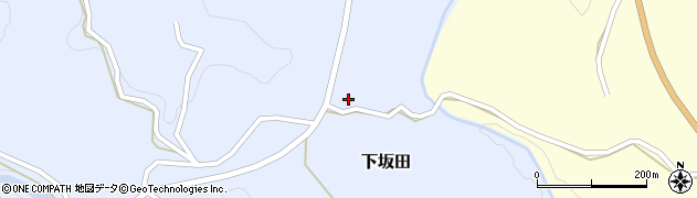 大分県竹田市下坂田611周辺の地図