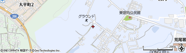 熊本県荒尾市宮内周辺の地図