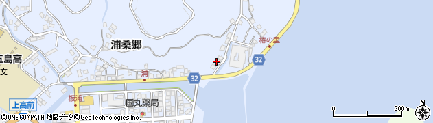 長崎県南松浦郡新上五島町浦桑郷1021周辺の地図