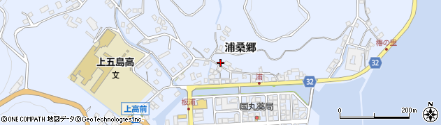 長崎県南松浦郡新上五島町浦桑郷737周辺の地図