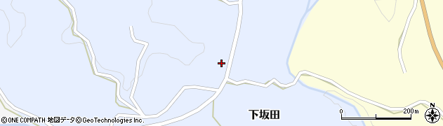 大分県竹田市下坂田621周辺の地図