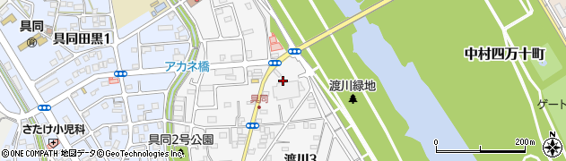高知県四万十市渡川周辺の地図