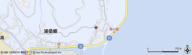 長崎県南松浦郡新上五島町浦桑郷976周辺の地図