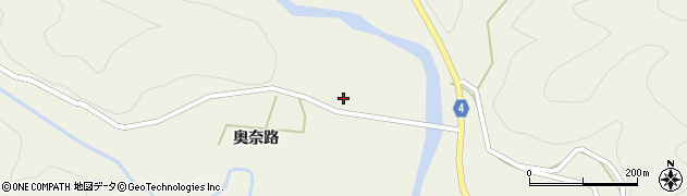 高知県宿毛市橋上町奥奈路411周辺の地図