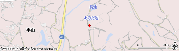 熊本県荒尾市平山2630周辺の地図