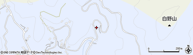 長崎県南松浦郡新上五島町青方郷1977周辺の地図