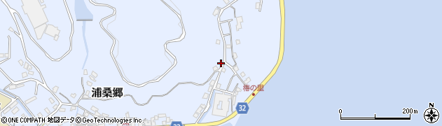 長崎県南松浦郡新上五島町浦桑郷991周辺の地図