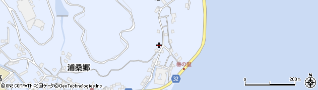 長崎県南松浦郡新上五島町浦桑郷987周辺の地図