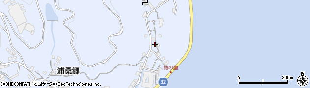 長崎県南松浦郡新上五島町浦桑郷1036周辺の地図
