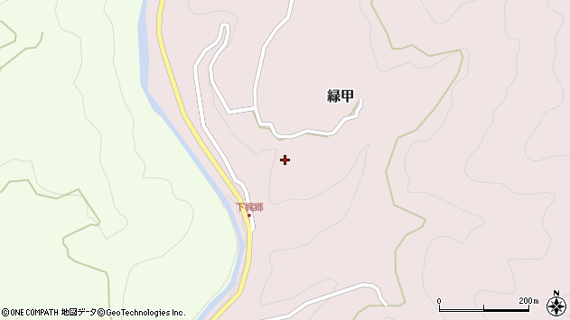 〒798-4134 愛媛県南宇和郡愛南町緑甲の地図