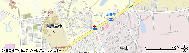 熊本県荒尾市本井手668周辺の地図