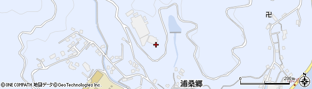 長崎県南松浦郡新上五島町浦桑郷677周辺の地図