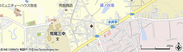 熊本県荒尾市本井手673周辺の地図