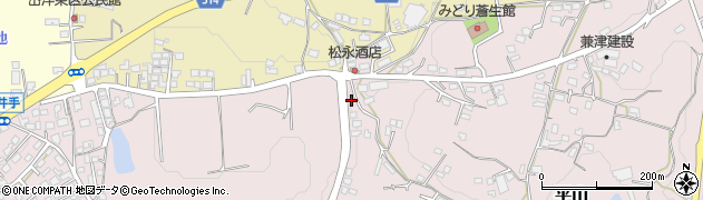 熊本県荒尾市平山2174周辺の地図