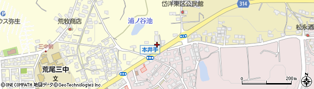 熊本県荒尾市本井手658周辺の地図