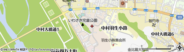中山美容室周辺の地図