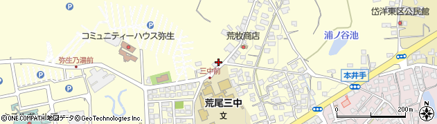 熊本県荒尾市本井手1480周辺の地図