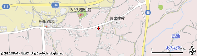 熊本県荒尾市平山2118周辺の地図