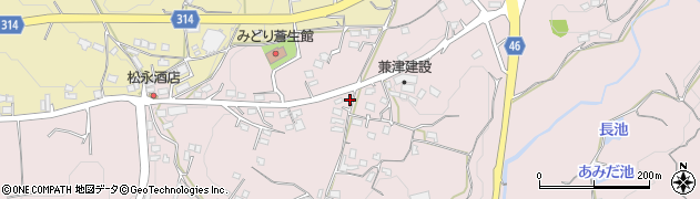 熊本県荒尾市平山2111周辺の地図