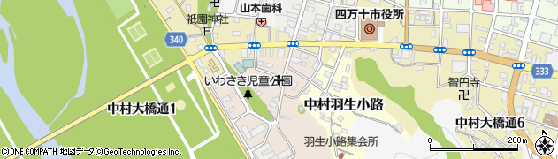 高知県四万十市中村弥生町周辺の地図