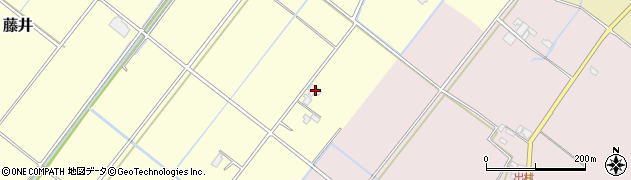 熊本県山鹿市藤井331周辺の地図