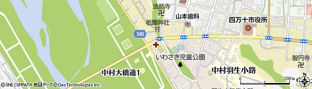 高知県四万十市中村大橋通1丁目周辺の地図