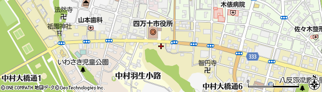 高知県四万十市中村大橋通周辺の地図