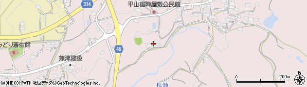 熊本県荒尾市平山1950周辺の地図