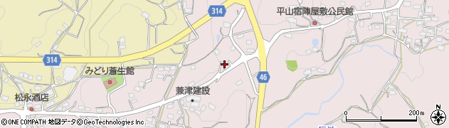 熊本県荒尾市平山1924周辺の地図