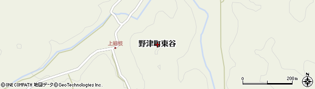 大分県臼杵市野津町大字東谷周辺の地図