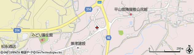 熊本県荒尾市平山1964周辺の地図