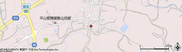 熊本県荒尾市平山1631周辺の地図