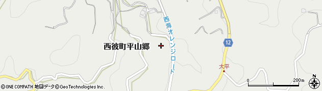 長崎県西海市西彼町平山郷周辺の地図